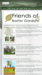Mobile Screenshot of friendsofbaxtergardens.weebly.com