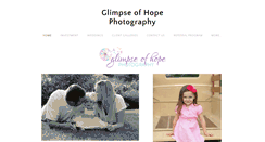 Desktop Screenshot of glimpseofhopephotography.weebly.com