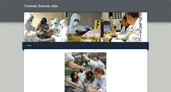 Desktop Screenshot of forensicsciencejobs.weebly.com