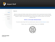 Tablet Screenshot of impactgolf.weebly.com