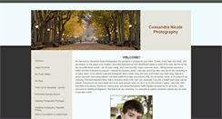 Desktop Screenshot of cassandranicolephotography.weebly.com