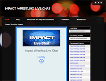 Tablet Screenshot of impactwrestlingchat.weebly.com