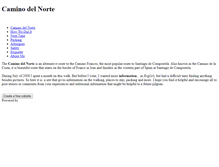 Tablet Screenshot of caminodelnorte.weebly.com