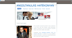 Desktop Screenshot of angoltanulas.weebly.com