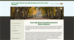 Desktop Screenshot of huronhighschoolcounselingdepartm.weebly.com