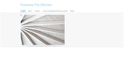 Desktop Screenshot of footwearforwomen3t.weebly.com