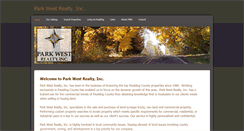 Desktop Screenshot of parkwestrealty.weebly.com