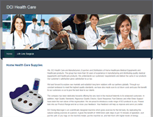 Tablet Screenshot of dcihealthcare.weebly.com