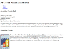 Tablet Screenshot of nyucharityball.weebly.com