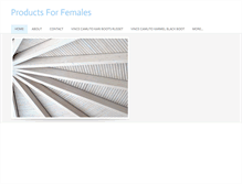 Tablet Screenshot of productsforfemaleswi.weebly.com