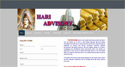 Desktop Screenshot of hariadvisory.weebly.com