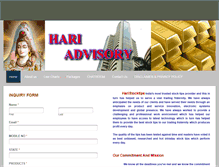 Tablet Screenshot of hariadvisory.weebly.com