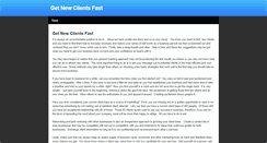 Desktop Screenshot of get-new-clients.weebly.com