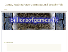 Tablet Screenshot of billions-of-games.weebly.com