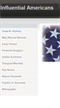 Mobile Screenshot of influentialamericans.weebly.com