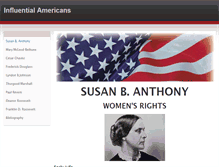 Tablet Screenshot of influentialamericans.weebly.com