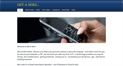 Desktop Screenshot of getanerd.weebly.com