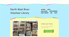 Desktop Screenshot of northwestriverlibrary.weebly.com