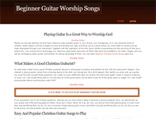 Tablet Screenshot of beginnerguitarworshipsongs.weebly.com