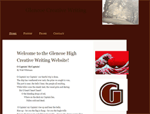 Tablet Screenshot of glencoewriters.weebly.com