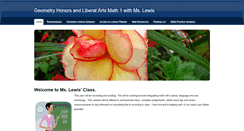 Desktop Screenshot of mstlewis.weebly.com
