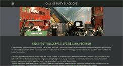 Desktop Screenshot of callofdutyblackopsupdated.weebly.com