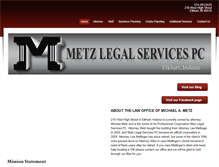 Tablet Screenshot of metzlegal.weebly.com