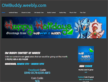 Tablet Screenshot of owbuddy.weebly.com