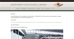 Desktop Screenshot of northwesthighlibrary.weebly.com