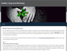 Tablet Screenshot of healthylivingandwell-being.weebly.com