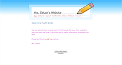 Desktop Screenshot of mrsdelair.weebly.com