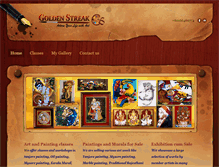 Tablet Screenshot of goldenstreak.weebly.com