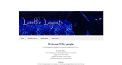 Desktop Screenshot of lorellelayouts.weebly.com