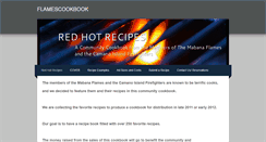 Desktop Screenshot of flamescookbook.weebly.com