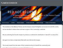 Tablet Screenshot of flamescookbook.weebly.com