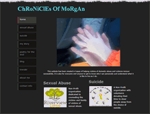 Tablet Screenshot of chroniclesofmorgan.weebly.com