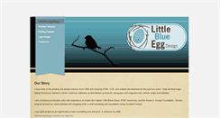 Desktop Screenshot of littleblueeggdesign.weebly.com