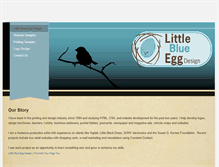 Tablet Screenshot of littleblueeggdesign.weebly.com
