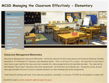 Tablet Screenshot of mcsdclassmgt.weebly.com