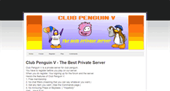 Desktop Screenshot of clubpenguinv.weebly.com