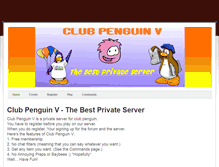 Tablet Screenshot of clubpenguinv.weebly.com