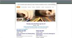 Desktop Screenshot of homeschoolconference.weebly.com