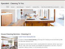 Tablet Screenshot of cleaning2u.weebly.com