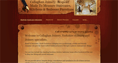 Desktop Screenshot of callaghanjoinery.weebly.com