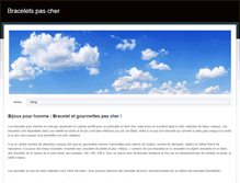 Tablet Screenshot of braceletshomme.weebly.com