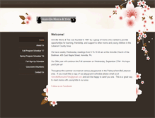 Tablet Screenshot of annvillemomsandtots.weebly.com