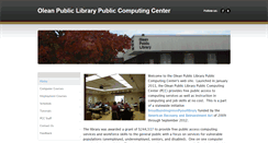 Desktop Screenshot of oleanpubliclibrarypcc.weebly.com