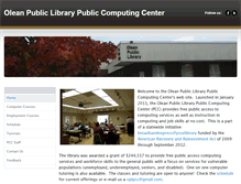 Tablet Screenshot of oleanpubliclibrarypcc.weebly.com