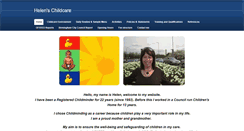 Desktop Screenshot of helenschildcare.weebly.com