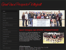 Tablet Screenshot of guvolleyball.weebly.com